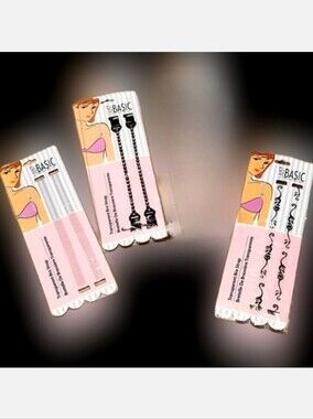NWT 1 SET DESIGNER TRANSPARENT BRA STRAPS: 3 to Choose From!